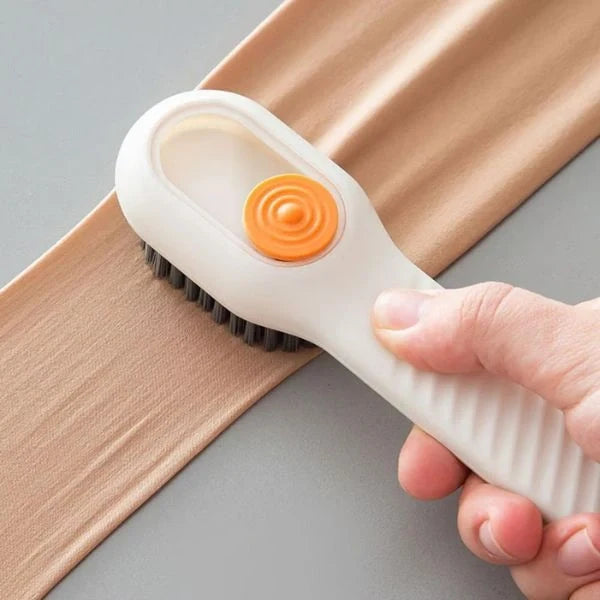 PressClean™ – Built-In Liquid Brush | Multi-Surface Use | Soft Bristles
