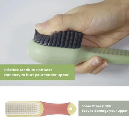 PressClean™ – Built-In Liquid Brush | Multi-Surface Use | Soft Bristles