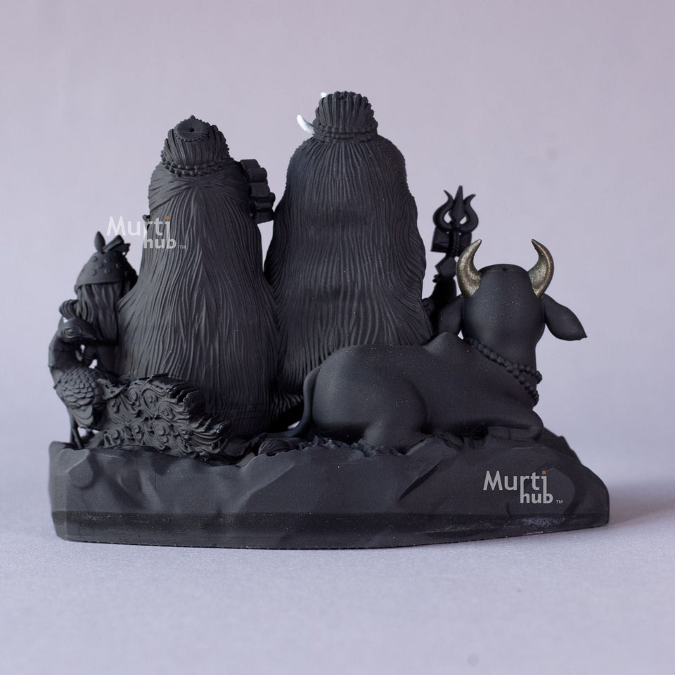 Shiv Parivar — Divine Harmony | Shiva, Parvati, Ganesha, Kartikeya & Nandi | Car Dashboard