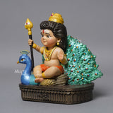 Baal Murugan – The Divine Protector Hand Painted