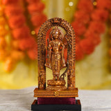 Ram Lalla Ayodhya Idol – Antique Gold | Car Dashboard & Home Mandir | Murtihub