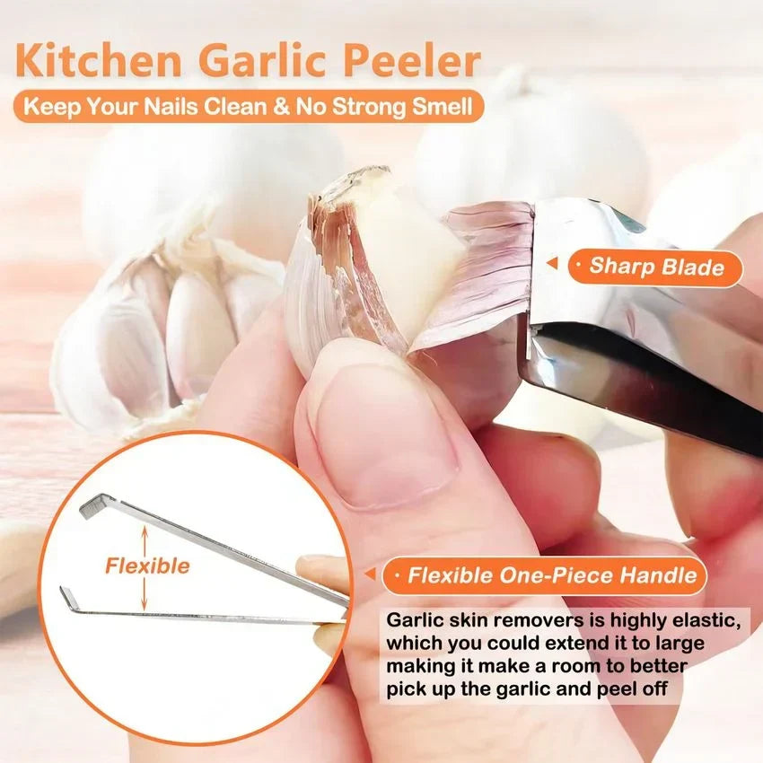 Kitchen Garlic Peeler (2Pcs/Set)