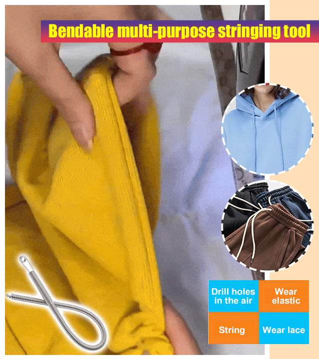 Foldable Multi-purpose Cord Wearing Tool