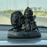 Baal Durga Maa with Lion – Car Dashboard Idol