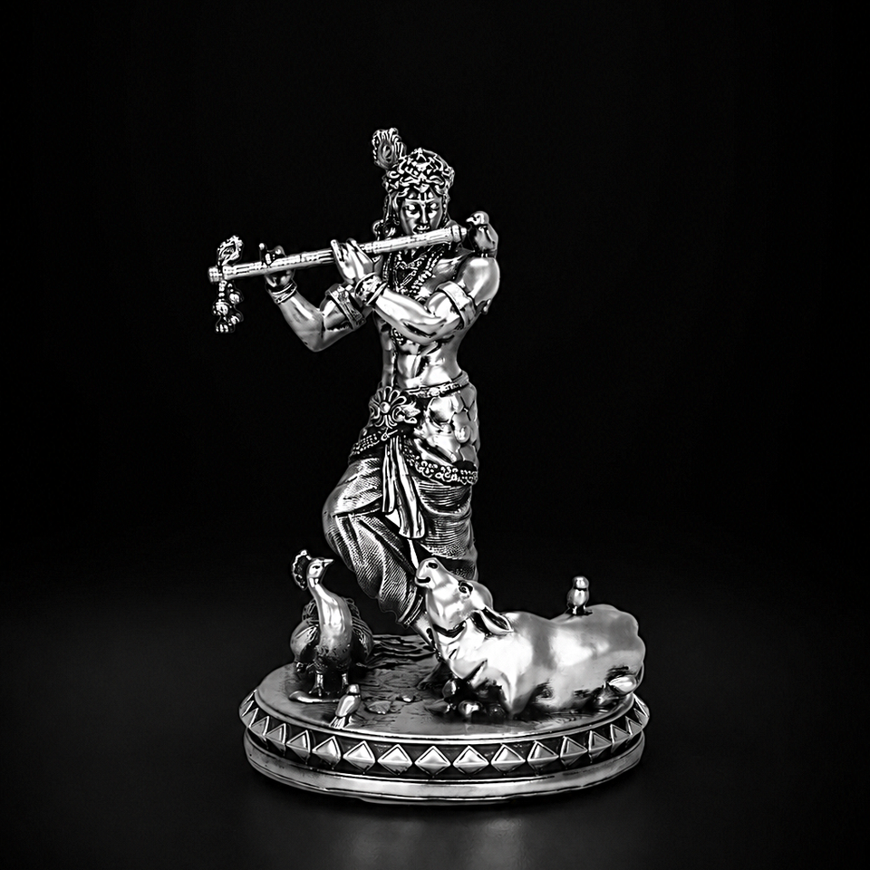 Krishna (Murli-dhar) Silver Plated