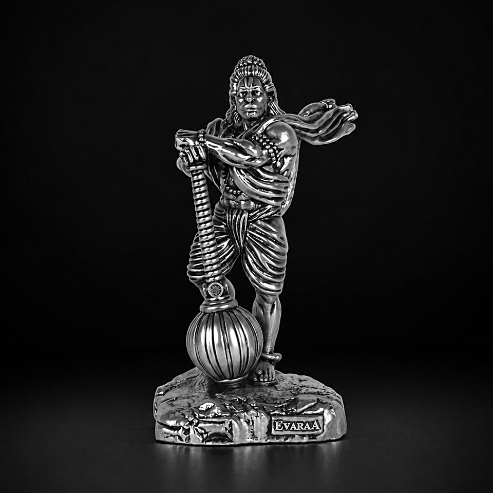 Bahubali Hanuman 2.0 Silver Plated