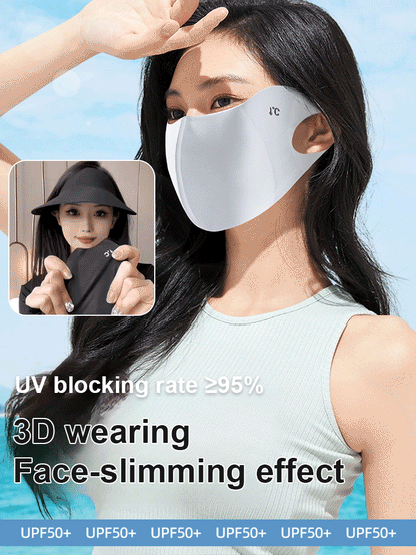 Composite 3D face slimming sunscreen mask