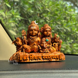 Shiv Parivar — Divine Harmony | Shiva, Parvati, Ganesha, Kartikeya & Nandi | Car Dashboard