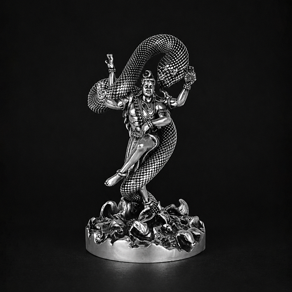 Mystical Shiva Silver Plated