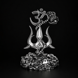 Lord Shiva Trishul Silver Plated