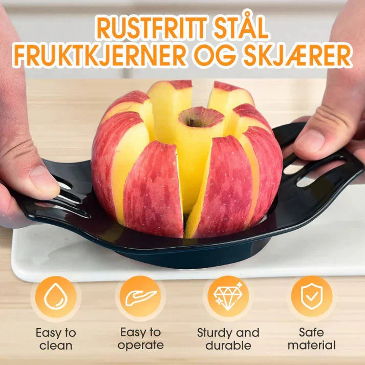 Stainless Steel Fruit Corer and Slicer