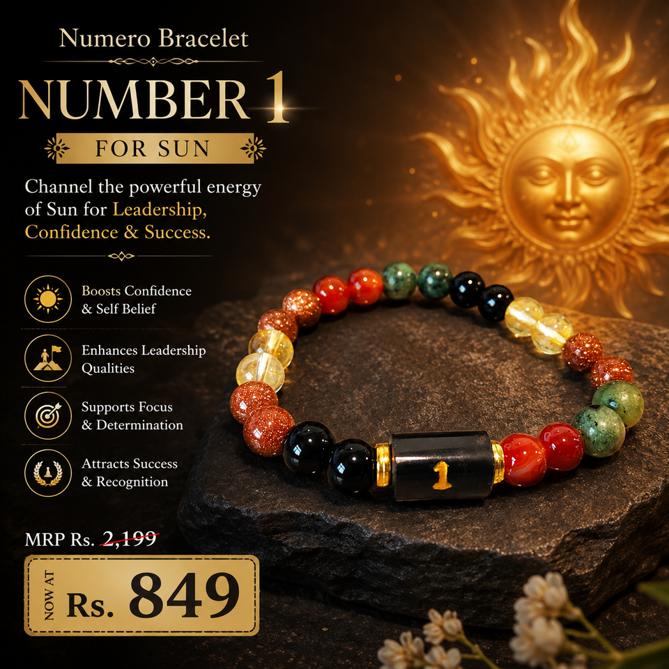 Numero Bracelet – Ruling Number 1 (Sun)