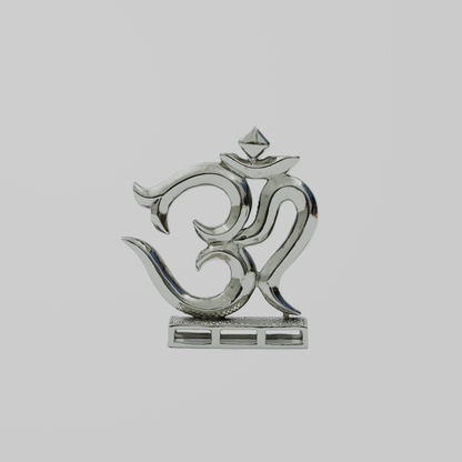 Divine Om Symbol Brass Idol | Sacred Aum Murti for Home, Office & Meditation (Energized)
