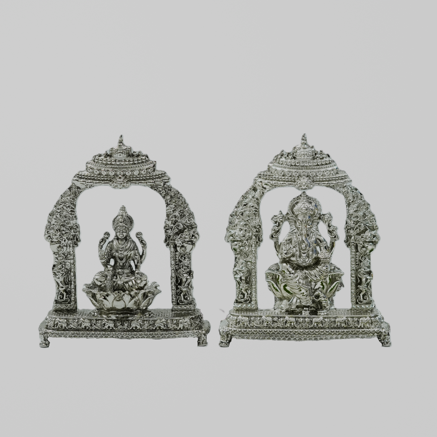 Divine Goddess Lakshmi and Ganesh Murti – Handcrafted Pooja Murti for Home & Temple