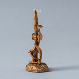 Shiva's Trishul Damru — Om Namah Shivay | Hand-Painted Resin Idol for Car Dashboard