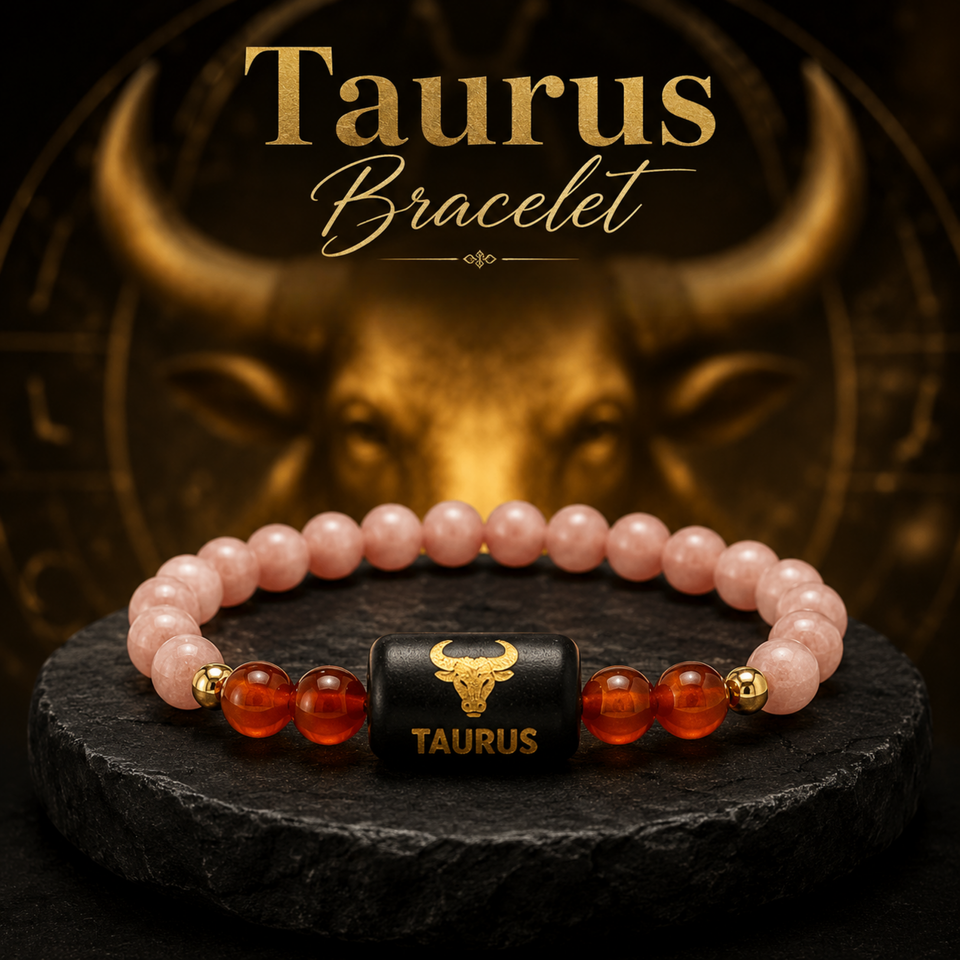 Taurus Evergreen Combo – Rubber Plant & Zodiac Bracelet