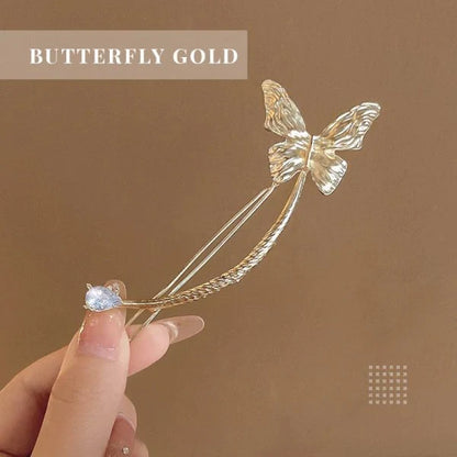 ⭐2024 Elegant pearl curved hair clip