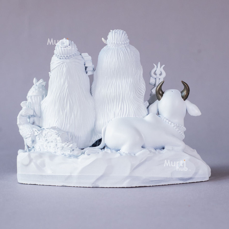 Shiv Parivar — Divine Harmony | Shiva, Parvati, Ganesha, Kartikeya & Nandi | Car Dashboard