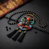 Karungali Mala & Black Multicolour Kirtimukh with Tassel Combo