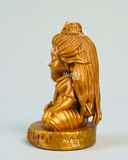 Baal Shiva Idol — The Serene Meditator | Pure White Finish | Car Dashboard & Home