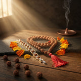 Rudraksha Bracelet & 5 Mukhi Rudraksha Mala Combo