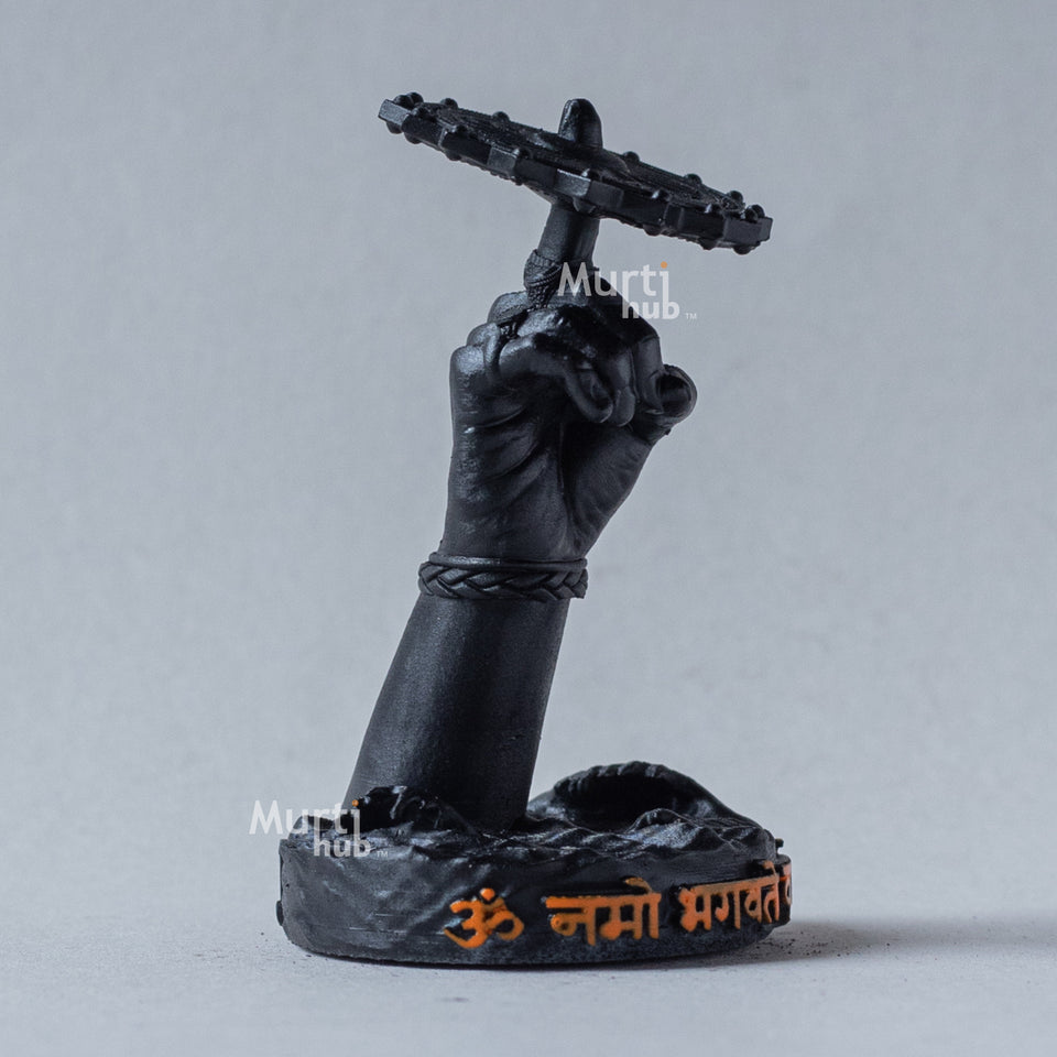 Vasudev Hand with Sudarshan Chakra – Om Namo Bhagavate Vasudevaya Idol