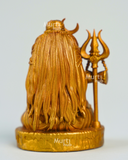 Baal Shiva Idol — The Serene Meditator | Antique Gold Finish | Car Dashboard & Home