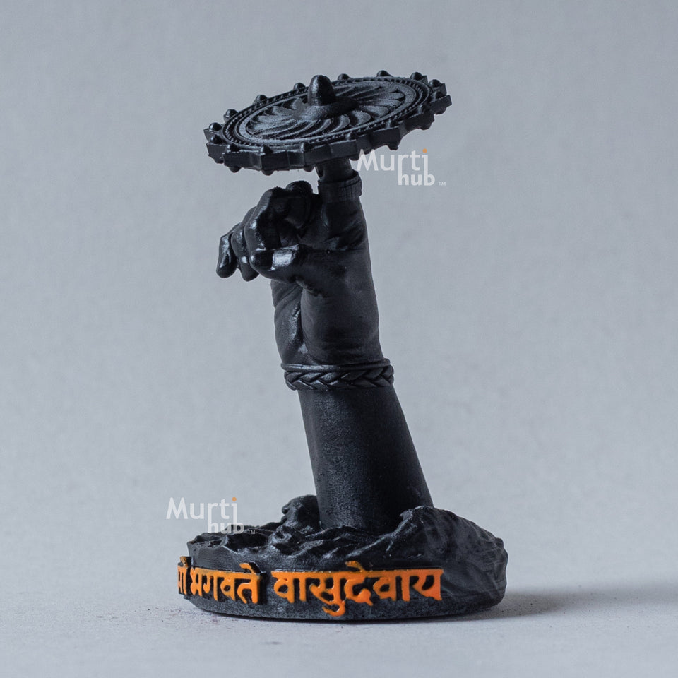 Vasudev Hand with Sudarshan Chakra – Om Namo Bhagavate Vasudevaya Idol