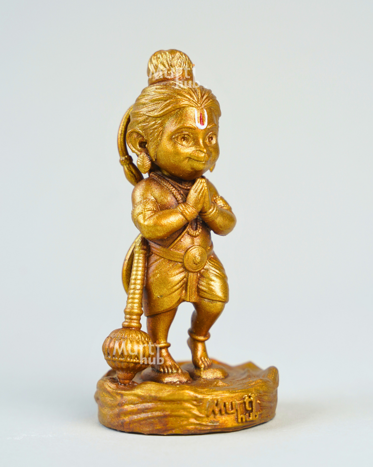 Baal Hanuman Idol– Ram Setu Delight White