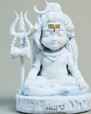 Baal Shiva Idol — The Serene Meditator | Antique Gold Finish | Car Dashboard & Home