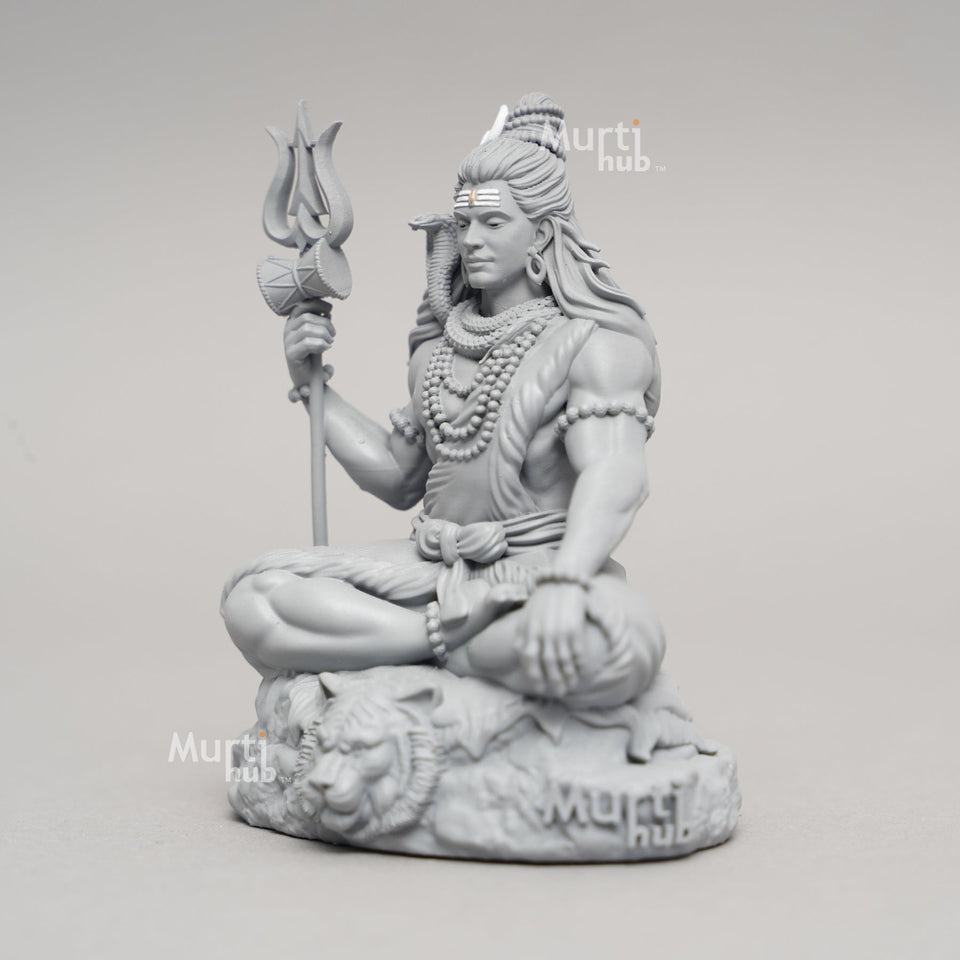 Bholenath Shiva — The Calm Protector | Hand-Finished Idol for Car, Desk & Altar