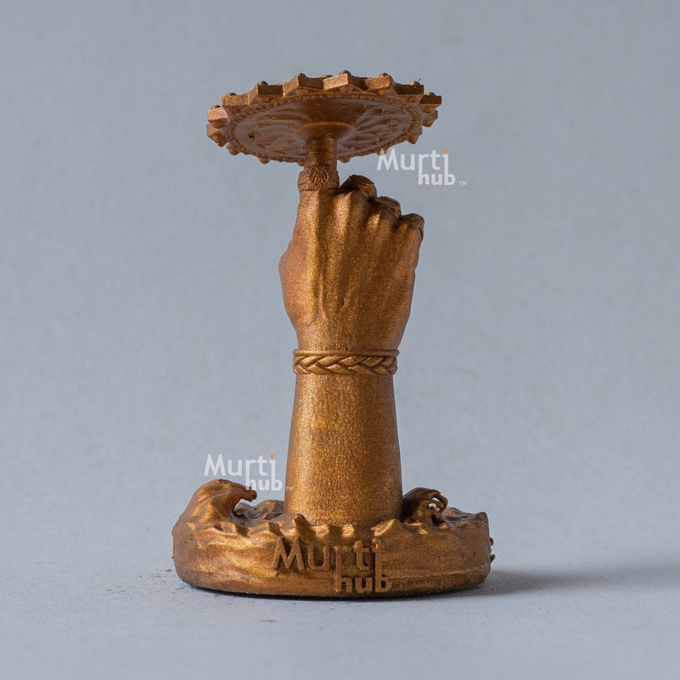 Vasudev Hand with Sudarshan Chakra – Om Namo Bhagavate Vasudevaya Idol
