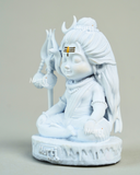 Baal Shiva Idol — The Serene Meditator | Antique Gold Finish | Car Dashboard & Home