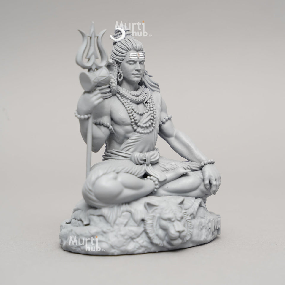 Bholenath Shiva — The Calm Protector | Hand-Finished Idol for Car, Desk & Altar