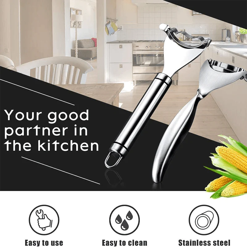 Premium Stainless Steel Corn Peeler🎁Buy 1 Free 1