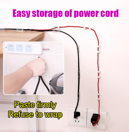 Self-adhesive wire trimmer