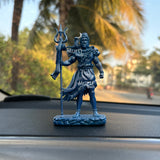 Shiva — The Protector | Standing Mahadev Idol for Car Dashboard | Blue