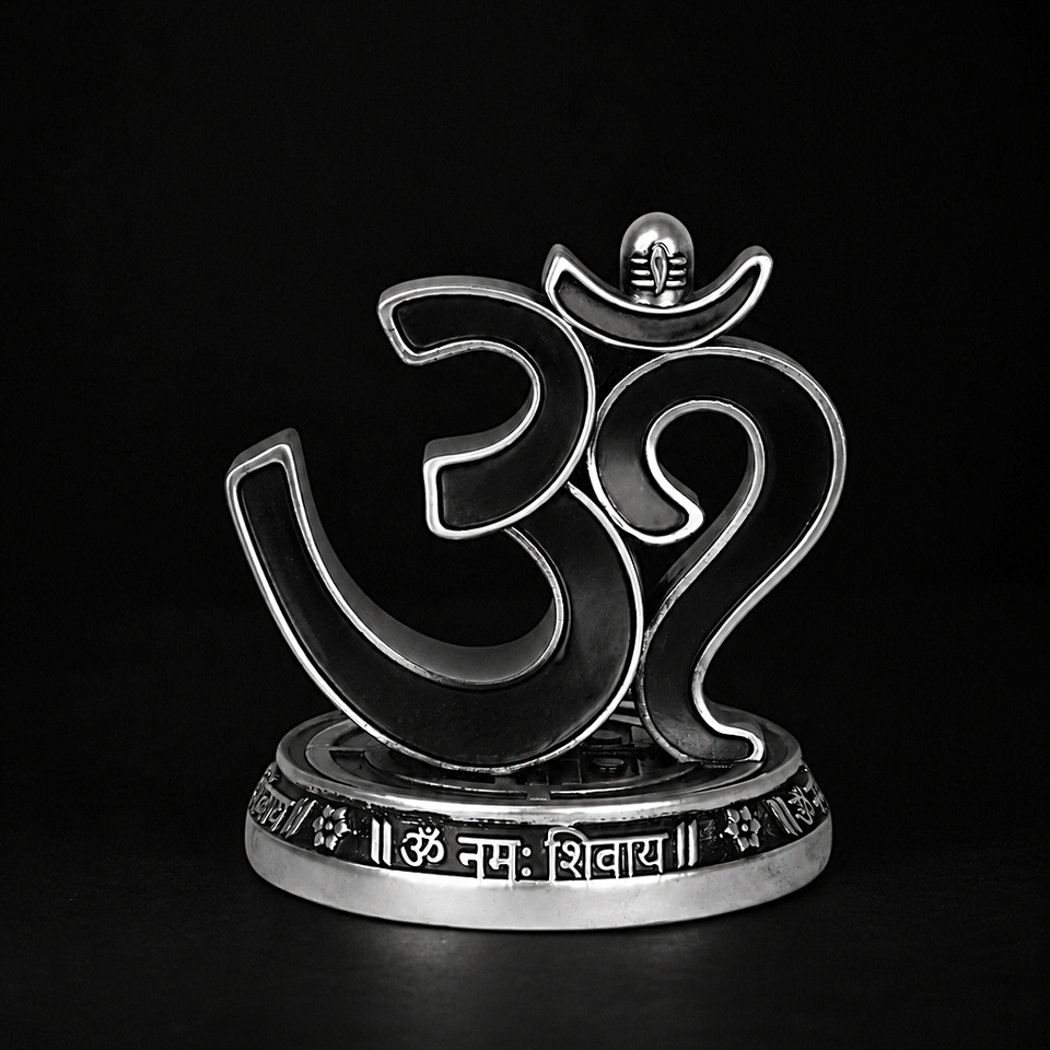 Om idol Silver Plated