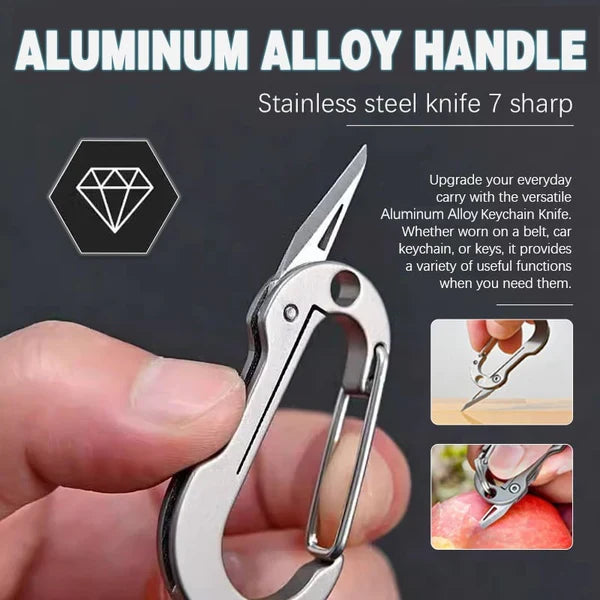 Multifunctional 7075 Aluminum Alloy Keychain