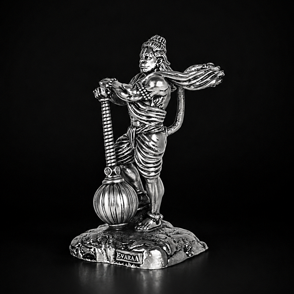 Bahubali Hanuman 2.0 Silver Plated