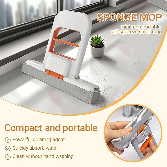 Mini Foldable Sponge Mop