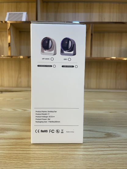 Mini Wireless Desk Fan