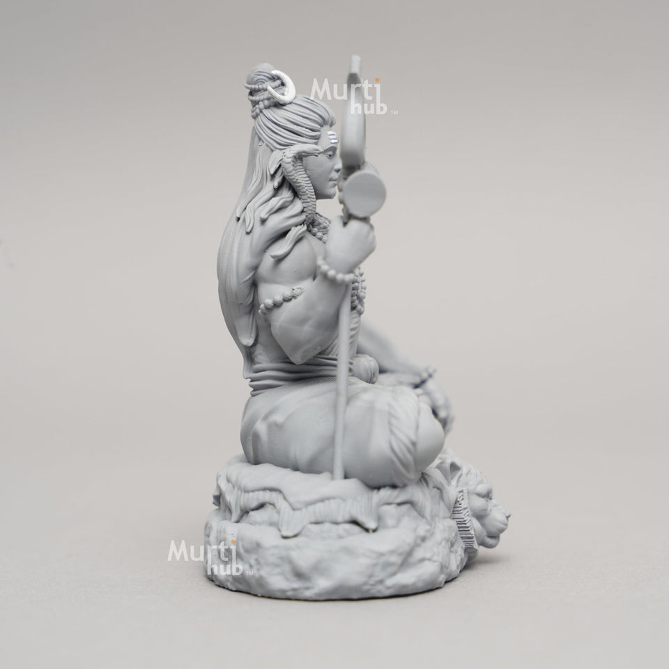 Bholenath Shiva — The Calm Protector | Hand-Finished Idol for Car, Desk & Altar