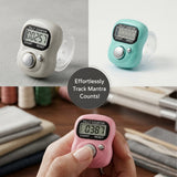 Mini Digital Japa Counter Pack of 3 - Finger Ring