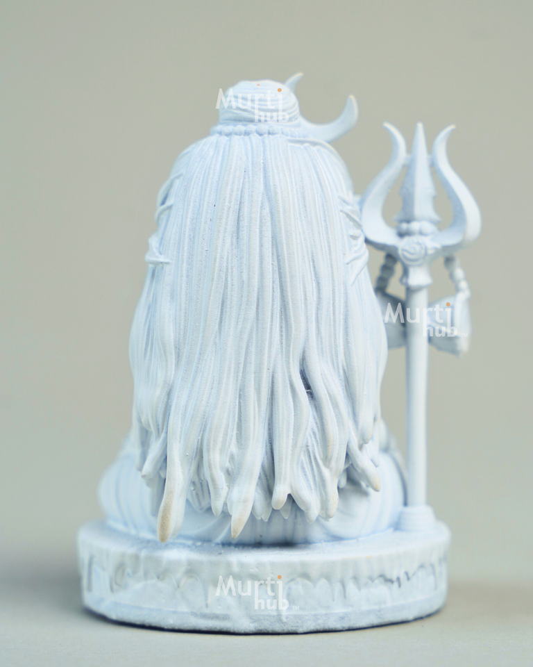 Baal Shiva Idol – The Serene Meditator | Hand-Painted Resin Murti