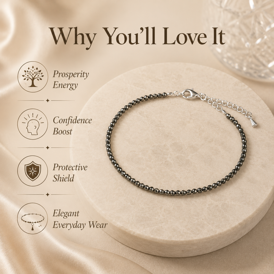 Royal Pyrite Anklet