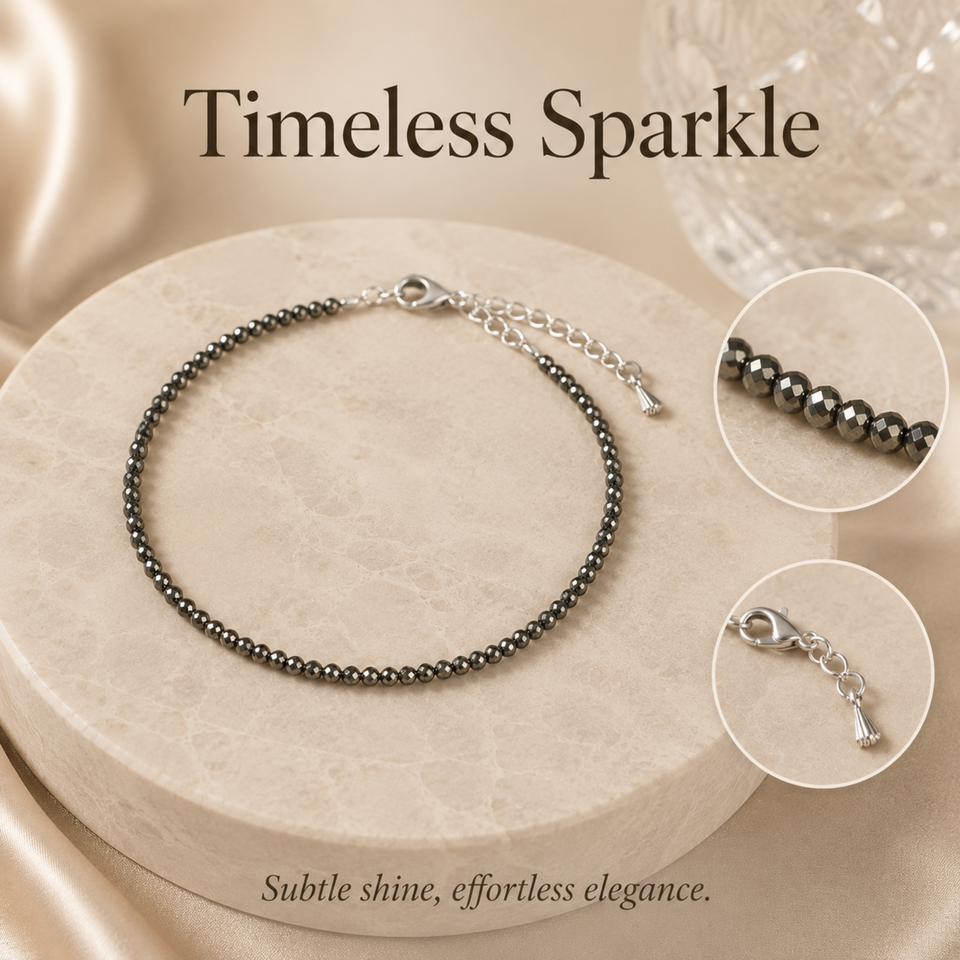 Royal Pyrite Anklet