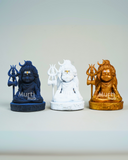 Baal Shiva Idol — The Serene Meditator | Antique Gold Finish | Car Dashboard & Home