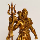 Shiva — The Protector | Standing Mahadev Idol for Car Dashboard | Khakhi