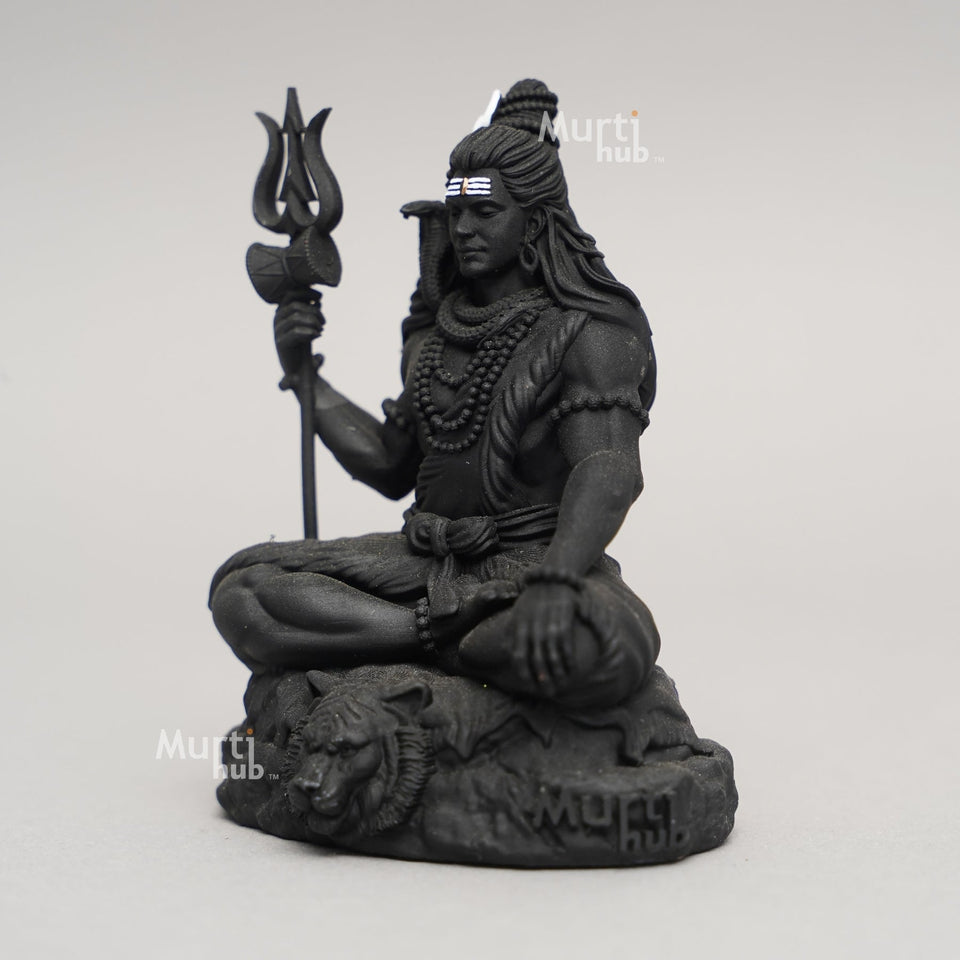 Bholenath Shiva — The Calm Protector | Hand-Finished Idol for Car, Desk & Altar